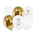 Ballonnen Happy Birthday To You Goud 30cm 6st Ballonnen Happy Birthday To You Goud 30cm 6st