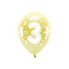 Ballonnen 3 Jaar Goud 33cm 6st Ballonnen 3 Jaar Goud 33cm 6st