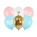 Ballonnen Boy Or Girl Mix 30cm 6st Ballonnen Boy Or Girl Mix 30cm 6st