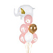 Ballonnen 1 Jaar Mix Roze 30cm 6st Ballonnen 1 Jaar Mix Roze 30cm 6st