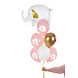 Ballonnen 1 Jaar Mix Roze 30cm 6st Ballonnen 1 Jaar Mix Roze 30cm 6st