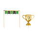 Caketopper Goal 20cm 2st Caketopper Goal 20cm 2st