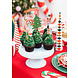 Caketopper Kerst 19cm 6st Caketopper Kerst 19cm 6st