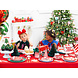 Caketopper Kerst 19cm 6st Caketopper Kerst 19cm 6st