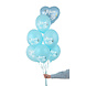Ballonnen Mom To Be Blauw 30cm 6st Ballonnen Mom To Be Blauw 30cm 6st