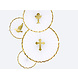 Communie Caketopper 31,5cm 6st Communie Caketopper 31,5cm 6st
