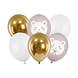 Balloons Ijsbeer Mix 30cm 6st Balloons Ijsbeer Mix 30cm 6st