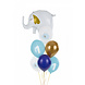 Ballonnen 1 Jaar Mix Blauw 30cm 6st Ballonnen 1 Jaar Mix Blauw 30cm 6st