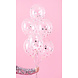 Confetti Ballonnen Zilver Deluxe 30cm 6st Confetti Ballonnen Zilver Deluxe 30cm 6st