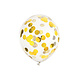 Confetti Ballonnen Goud Deluxe 30cm 6st Confetti Ballonnen Goud Deluxe 30cm 6st