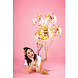 Confetti Ballonnen Goud Deluxe 30cm 6st Confetti Ballonnen Goud Deluxe 30cm 6st