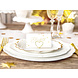 Witte Naamkaartjes Gouden Sterren 9,5cm 10st Witte Naamkaartjes Gouden Sterren 9,5cm 10st