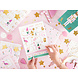 Cadeau Stickers Kerst Roze Cadeau Stickers Kerst Roze