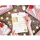 Cadeau Stickers Kerst Goud Cadeau Stickers Kerst Goud