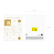 Cadeau Stickers Kerst Goud Cadeau Stickers Kerst Goud