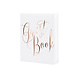 Gastenboek Rose Gouden Letters 24,5cm Gastenboek Rose Gouden Letters 24,5cm