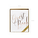 Gastenboek Rose Gouden Letters 24,5cm Gastenboek Rose Gouden Letters 24,5cm