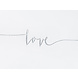 Gastenboek Love Wit 24cm Gastenboek Love Wit 24cm