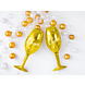 Helium Ballon Champagne Glas Leeg 80cm Helium Ballon Champagne Glas Leeg 80cm
