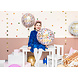 Helium Ballon Happy Birthday Bloemen Roze Leeg 45cm Helium Ballon Happy Birthday Bloemen Roze Leeg 45cm