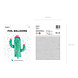 Helium Ballon Cactus Leeg 82cm Helium Ballon Cactus Leeg 82cm