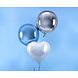 Helium Ballon Rond Zilver Leeg 40cm Helium Ballon Rond Zilver Leeg 40cm