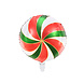 Helium Ballon Candy Groen Rood Leeg 35cm Helium Ballon Candy Groen Rood Leeg 35cm