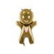 Helium Ballon Gingerbread Leeg 97cm Helium Ballon Gingerbread Leeg 97cm