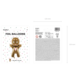 Helium Ballon Gingerbread Leeg 97cm Helium Ballon Gingerbread Leeg 97cm