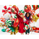Helium Ballon Candy Rood Leeg 35cm Helium Ballon Candy Rood Leeg 35cm