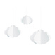 Hangdecoratie Wolken Wit 3st Hangdecoratie Wolken Wit 3st