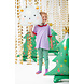 Deurgordijn Kerstbomen Goud 2,45m Deurgordijn Kerstbomen Goud 2,45m