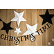 Decoratie Sterren Wit 6st Decoratie Sterren Wit 6st