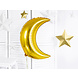 Decoratie Sterren Wit 6st Decoratie Sterren Wit 6st