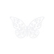 Tafeldecoratie Vlinder Papier 8cm 10st Tafeldecoratie Vlinder Papier 8cm 10st