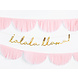 Banner Lalala Llama Goud 82cm Banner Lalala Llama Goud 82cm