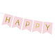 Banner Happy Birthday Lichtroze 1,75m Banner Happy Birthday Lichtroze 1,75m