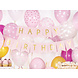 Banner Happy Birthday Lichtroze 1,75m Banner Happy Birthday Lichtroze 1,75m