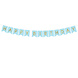 Banner Happy Birthday Lichtblauw 1,75m Banner Happy Birthday Lichtblauw 1,75m