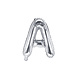 Folie Ballon Letter A Zilver Leeg 35cm Folie Ballon Letter A Zilver Leeg 35cm