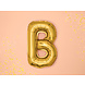 Folie Ballon Letter B Goud Leeg 35cm Folie Ballon Letter B Goud Leeg 35cm