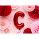 Folie Ballon Letter C Rood Leeg 35cm Folie Ballon Letter C Rood Leeg 35cm