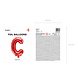 Folie Ballon Letter C Rood Leeg 35cm Folie Ballon Letter C Rood Leeg 35cm