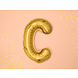 Folie Ballon Letter C Goud Leeg 35cm Folie Ballon Letter C Goud Leeg 35cm