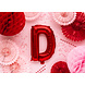 Folie Ballon Letter D Rood Leeg 35cm Folie Ballon Letter D Rood Leeg 35cm