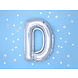 Folie Ballon Letter D Zilver Leeg 35cm Folie Ballon Letter D Zilver Leeg 35cm