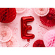 Folie Ballon Letter E Rood Leeg 35cm Folie Ballon Letter E Rood Leeg 35cm