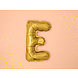 Folie Ballon Letter E Goud Leeg 35cm Folie Ballon Letter E Goud Leeg 35cm