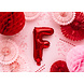 Folie Ballon Letter F Rood Leeg 35cm Folie Ballon Letter F Rood Leeg 35cm