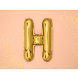 Folie Ballon Letter H Goud Leeg 35cm Folie Ballon Letter H Goud Leeg 35cm
